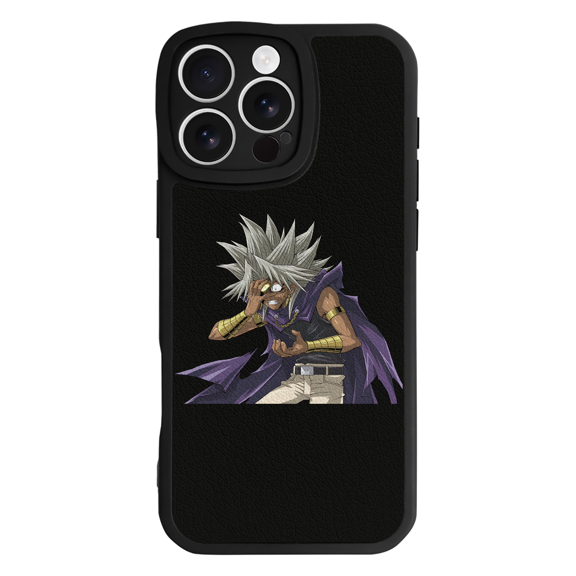 （画像用） 遊☆戯☆王 Yu-Gi-Oh! 【iPhone 16シリーズ対応】シリコンスマホケース（レザー調） 材質：シリコン
